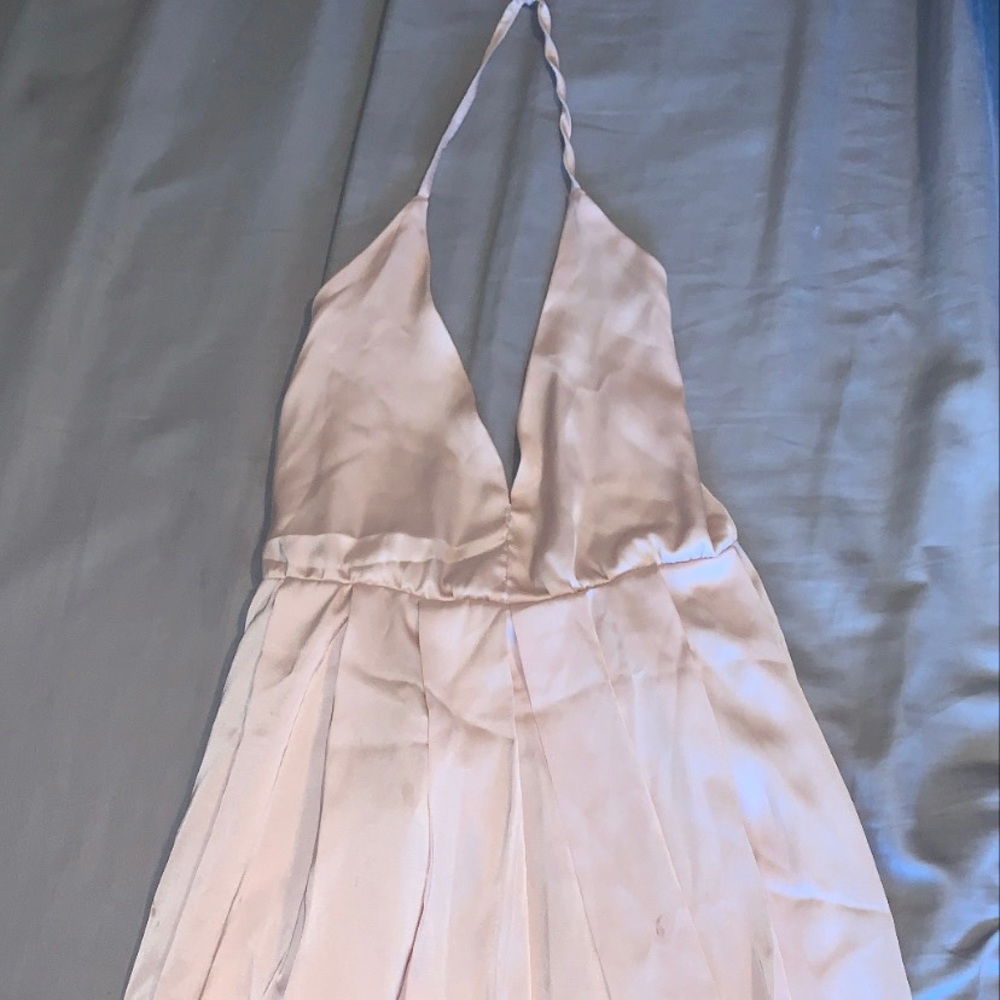 Special occasion blush dress